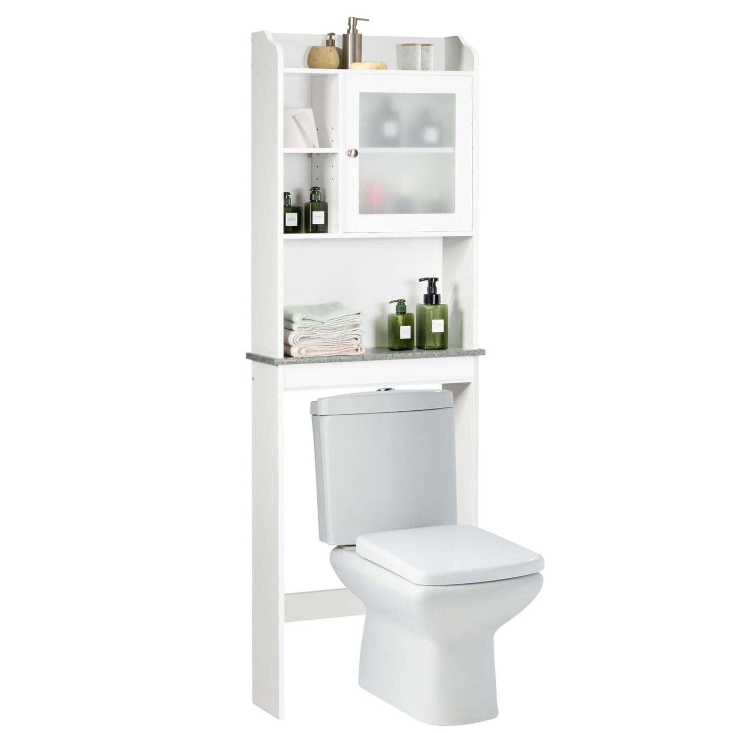 Space Saver White Over-the-Toilet Cabinet Bathroom Etagere at Gallery Canada