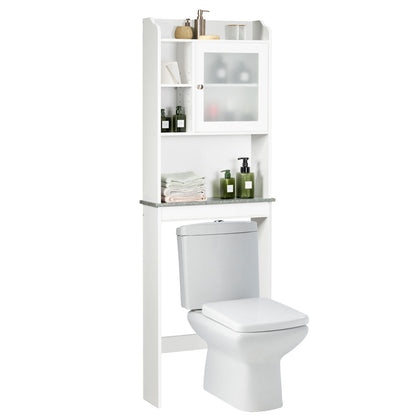 Space Saver White Over-the-Toilet Cabinet Bathroom Etagere at Gallery Canada