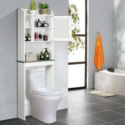 Space Saver White Over-the-Toilet Cabinet Bathroom Etagere at Gallery Canada