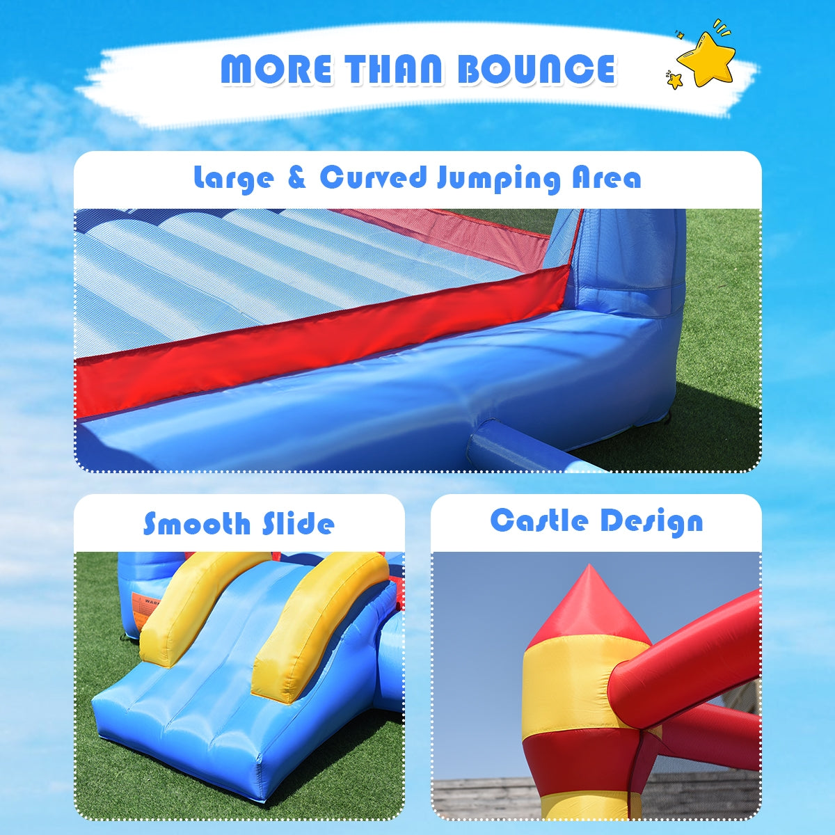Inflatable Bounce House Castle Jumper Without Blower Bounce House at Gallery Canada