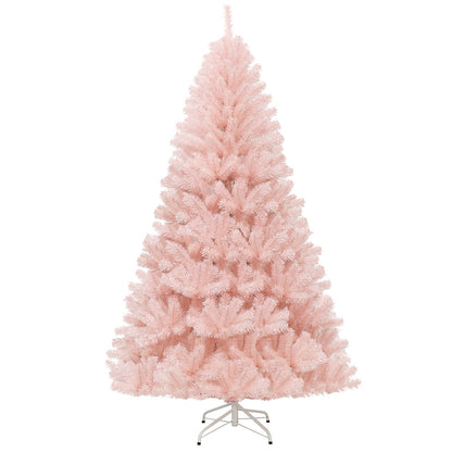 6/7 Feet Artificial Christmas Tree, Hinged Full Fir, 7 ft, Pink Christmas Tree at Gallery Canada