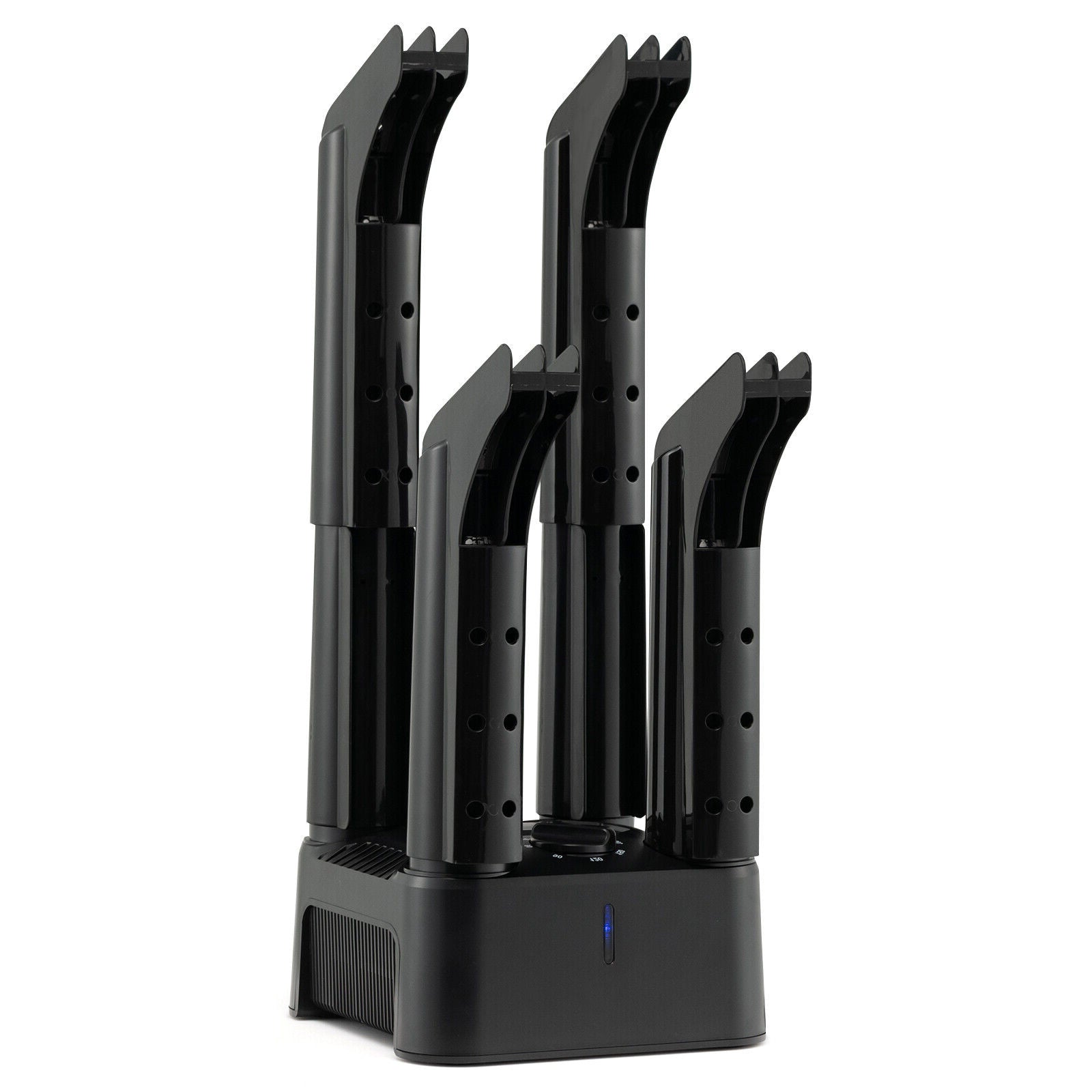 Prevent Odor Mold & Bacteria 4 Shoe Electric Dryer with Timer, Black Dryers at Gallery Canada