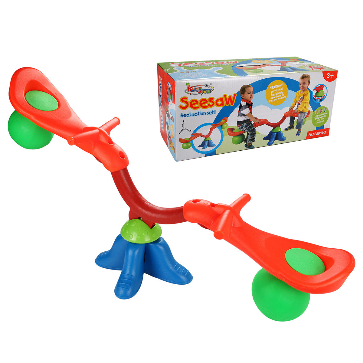 Kid's Seesaw 360 Degree Spinning Teeter, Red Seesaws at Gallery Canada