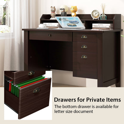 Computer Desk, Brown