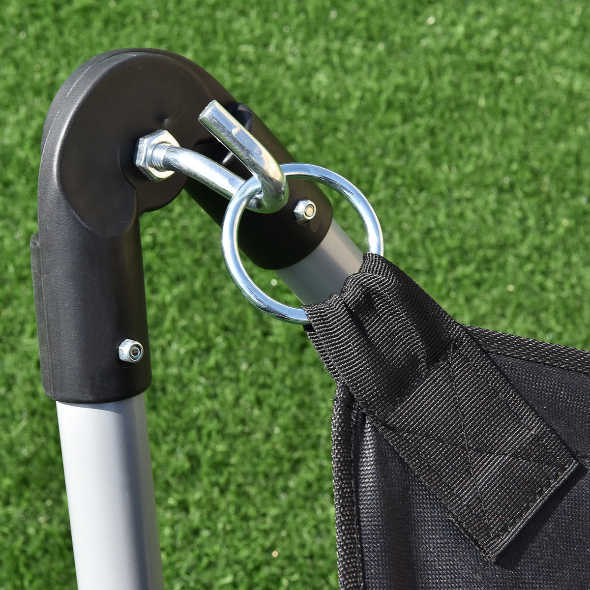 Portable Folding Steel Frame Hammock with Bag, Black Hammocks at Gallery Canada