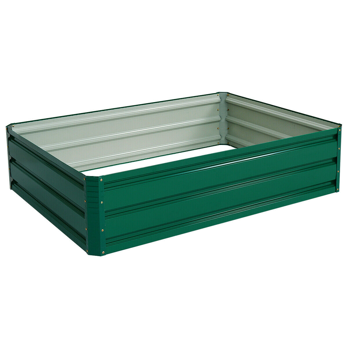 47.5 Inch Raised Garden Bed, Patio Planter, Dark Green