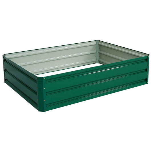47.5 Inch Raised Garden Bed, Patio Planter, Dark Green Raised Garden Beds Dark Green at Gallery Canada