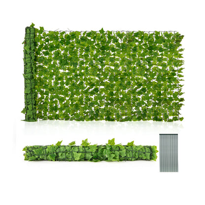 Artificial Ivy Privacy Fence, 120 x 40 Inch, Light Green Decorative Fencing & Flooring at Gallery Canada