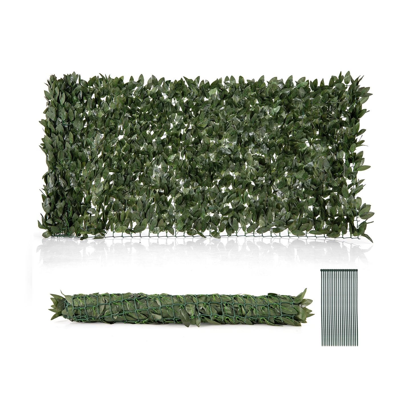 Artificial Lily Leaf Privacy Fence for Garden Yard Balcony Deck, Green Faux Plants at Gallery Canada