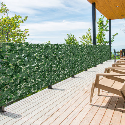 120 x 40 Inch Artificial Ivy Privacy Fence, Green Faux Plants at Gallery Canada
