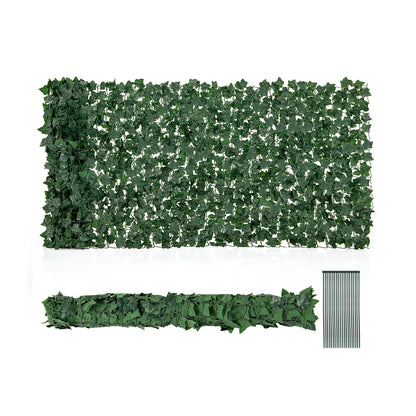 120 x 40 Inch Artificial Ivy Privacy Fence, Green Faux Plants Green at Gallery Canada