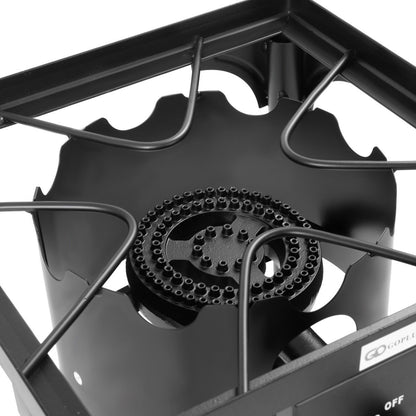 100 000-BTU Portable Propane Outdoor Camp Stove with Adjustable Legs, Black Outdoor Grills at Gallery Canada