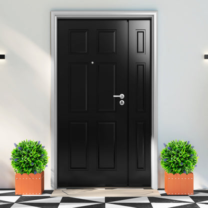 2 Pieces Artificial Lavender Topiary Balls with Flowers, Green Faux Plants at Gallery Canada