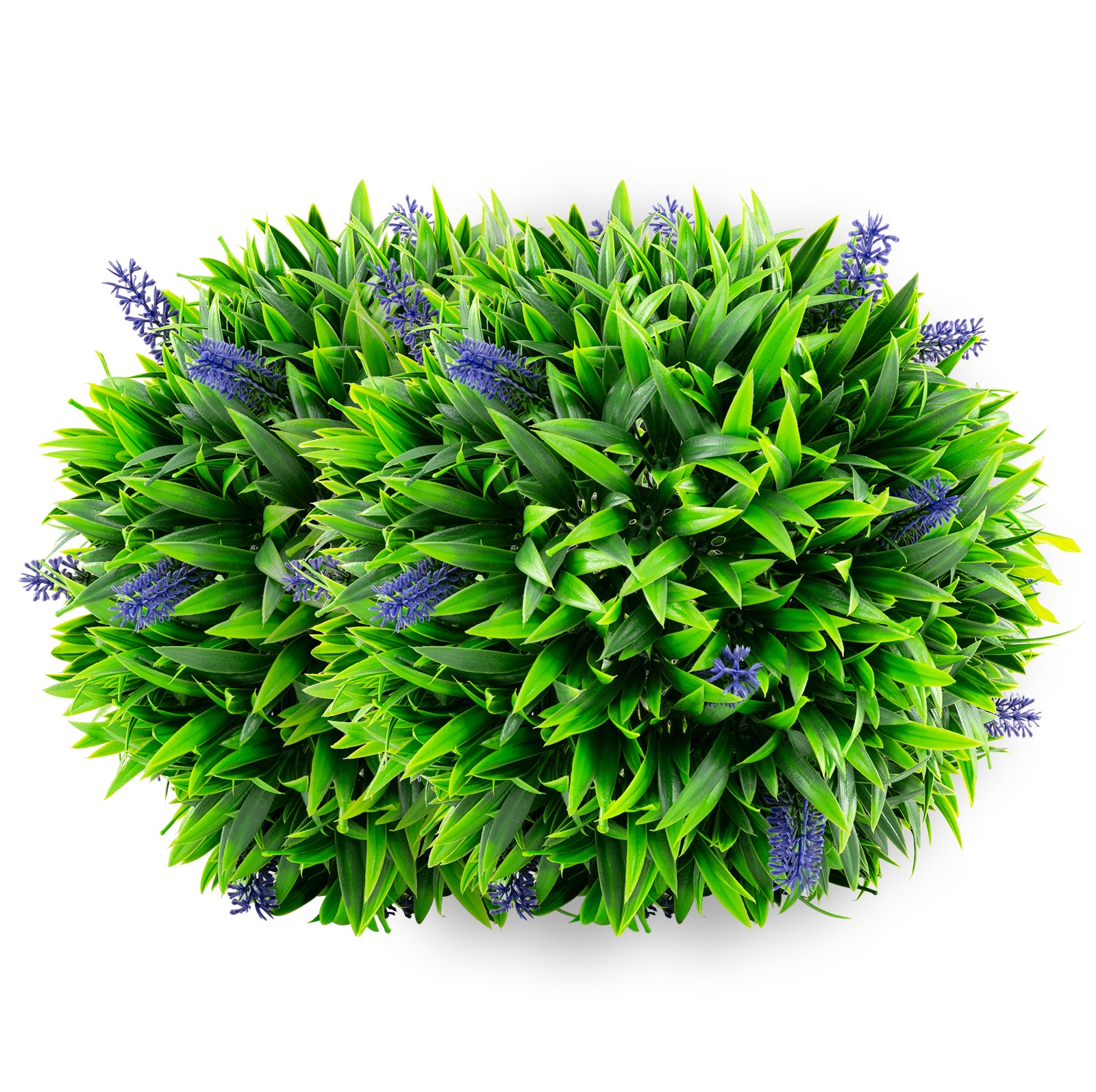 Artificial Lavender Topiary Balls With Flowers, 2 Pieces, Green Faux Plants Green at Gallery Canada