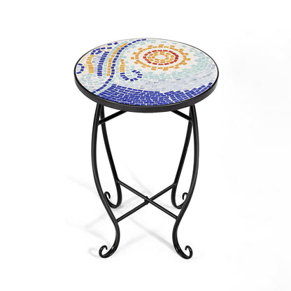 Outdoor Indoor Steel Accent Plant Stand Cobalt Table, Navy Plant Stands at Gallery Canada