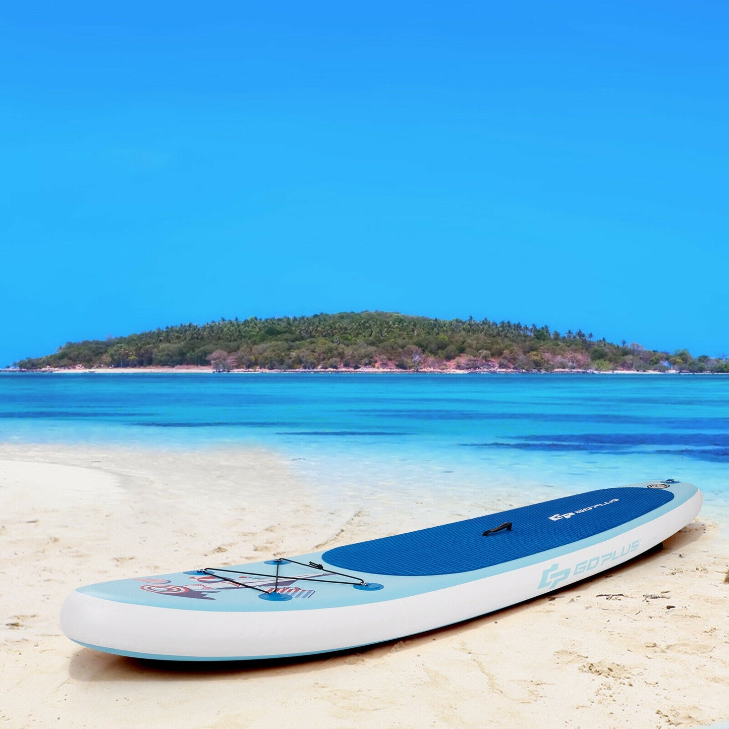 10 FT Inflatable Stand Up Paddle Board, Blue