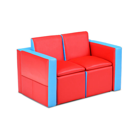 Kids Sofa Table Chair Set, Red Kids Table & Chair Sets Red at Gallery Canada