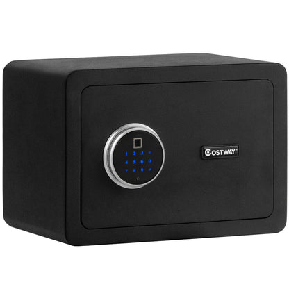 2-Layer Security Safe Deposit Box with Inner LED Light, Black Safe Box at Gallery Canada