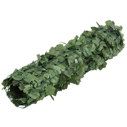 Faux Ivy Leaf Decorative Privacy Fence-40 x 95 Inch, Green Decorative Fencing & Flooring at Gallery Canada