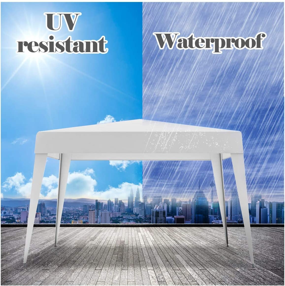 10x10 Feet Outdoor Wedding Canopy Tent, White Canopies at Gallery Canada