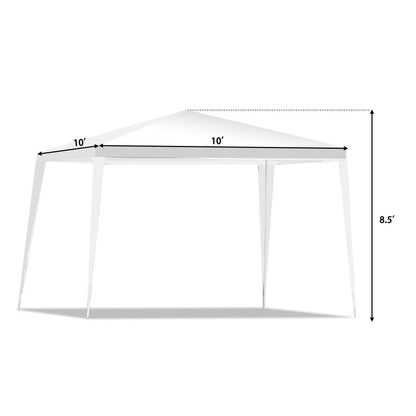 10x10 Feet Outdoor Wedding Canopy Tent, White Canopies at Gallery Canada
