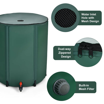 53 Gallon Collapsible Rain Barrel, Green Watering & Irrigation at Gallery Canada