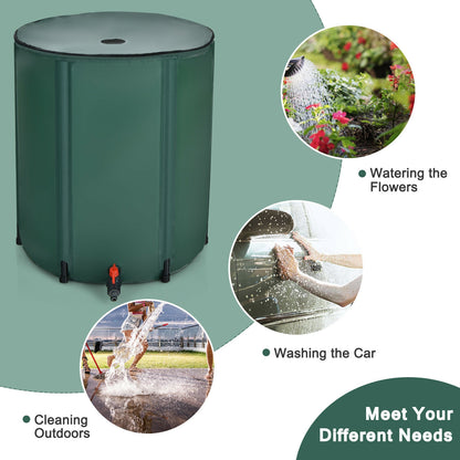 53 Gallon Collapsible Rain Barrel, Green Watering & Irrigation at Gallery Canada