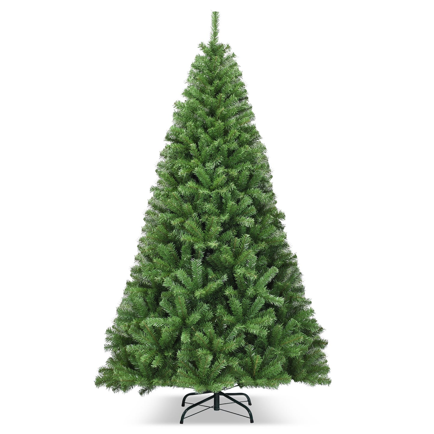 Premium Hinged PVC Artificial Christmas Tree, 7.5 ft, Green Christmas Tree Green at Gallery Canada