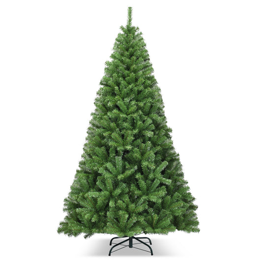 Premium Hinged PVC Artificial Christmas Tree, 7.5 ft, Green Christmas Tree Green at Gallery Canada
