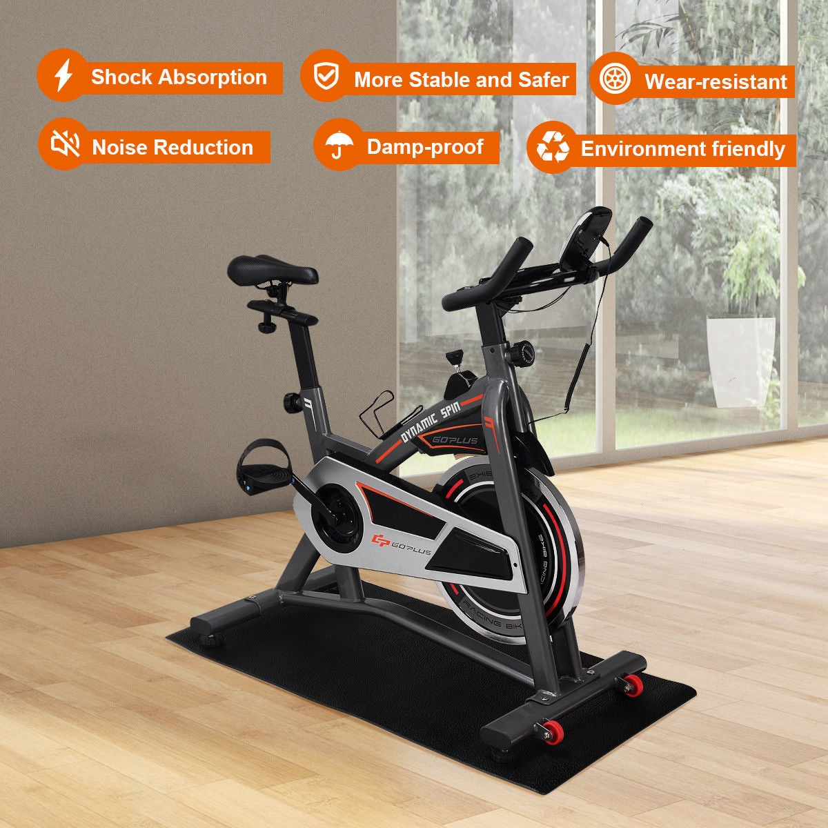 47 Inch Long Thick Equipment Mat, Home Gym Use, 47 x 24 x 0.3 Inches Treadmills at Gallery Canada