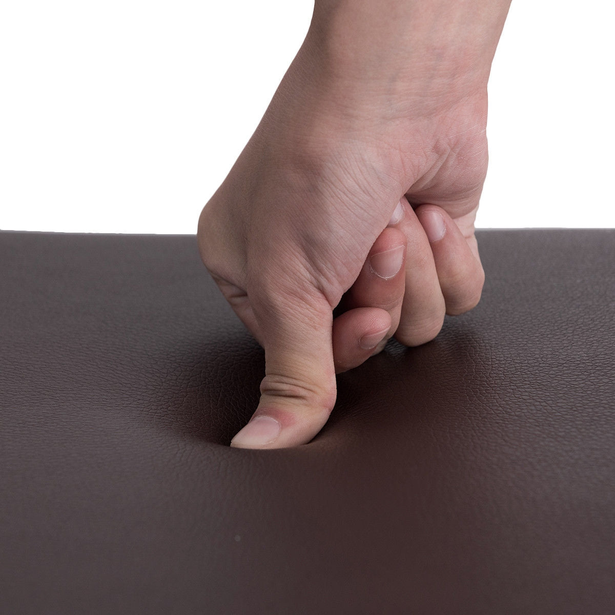 Solid Wood PU Leather Padded Piano Bench Keyboard Seat, Brown Pianos & Keyboards at Gallery Canada