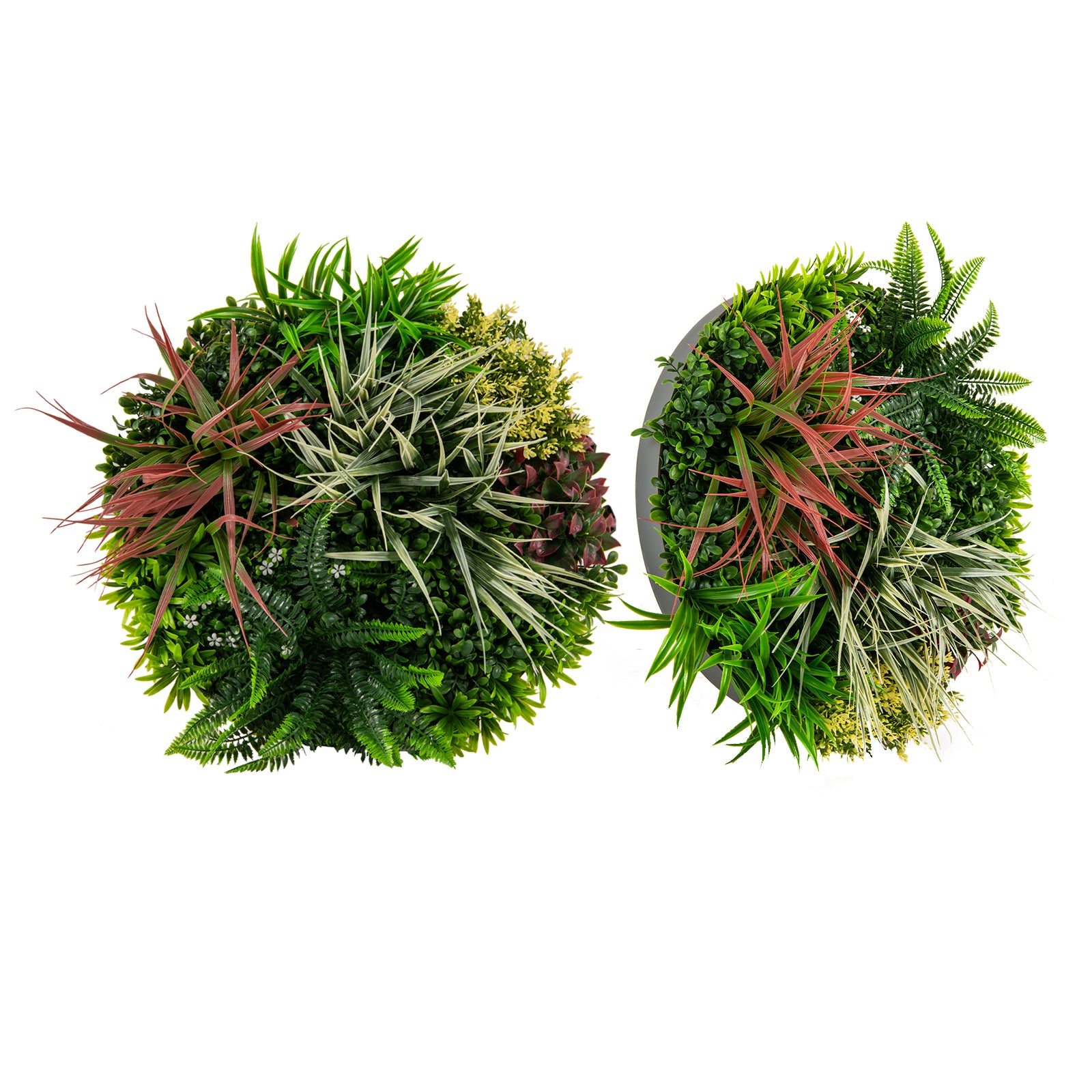 2 Pack Square Framed Artificial Foliage Wall Art, Green Faux Plants at Gallery Canada