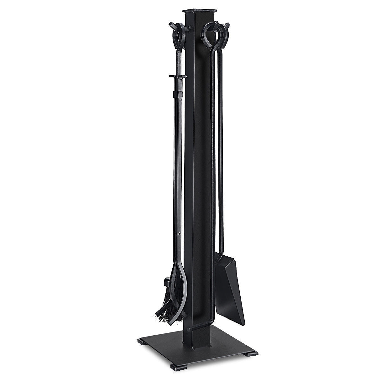 5 Pieces Fireplace Iron Fire Place Tool Set , Black Fireplace Tools Black at Gallery Canada