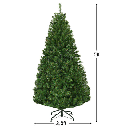 Artificial Hinged Christmas Tree, 5 ft, Green Christmas Tree at Gallery Canada