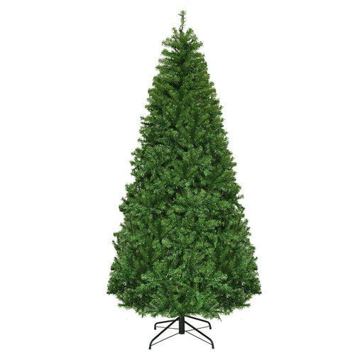 Artificial Hinged Christmas Tree, 7 ft, Green
