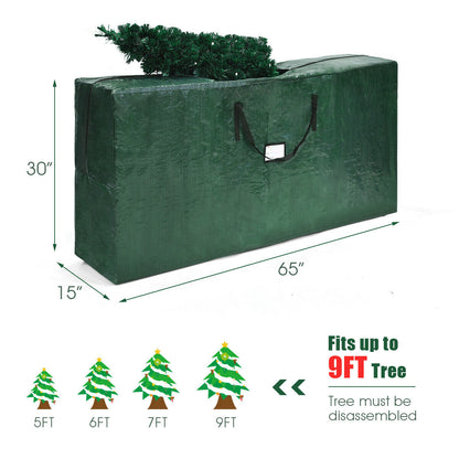 Christmas Tree PE Storage Bag for 9 Feet Artificial Tree, Green Christmas at Gallery Canada