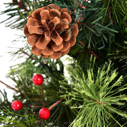 3'/4'/5' LED Christmas Entrance Tree w/ Red Berries Pine Cones-4', Green Christmas Tree at Gallery Canada