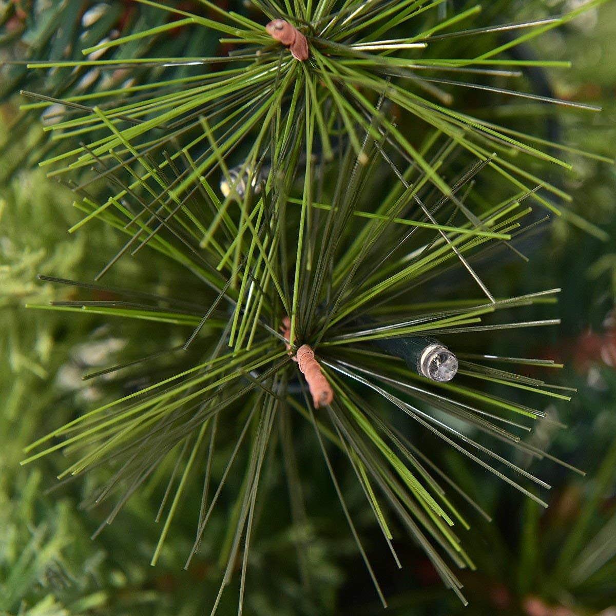 3'/4'/5' LED Christmas Entrance Tree w/ Red Berries Pine Cones-4', Green Christmas Tree at Gallery Canada