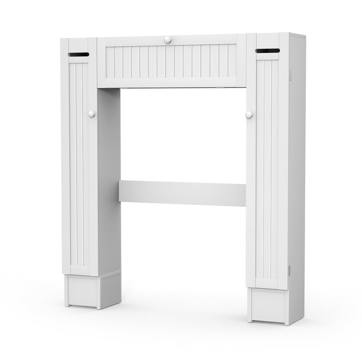 Wooden over the Toilet Storage Cabinet, White