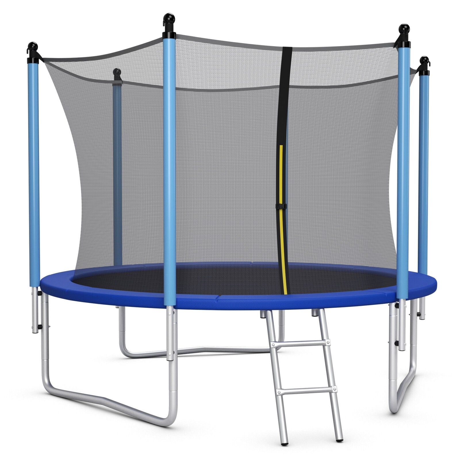 Outdoor Trampoline with Safety Closure Net-15 ft, Multicolor Trampolines Multicolor at Gallery Canada