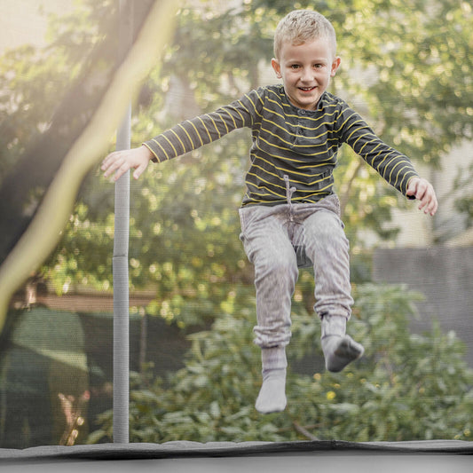 Replacement Weather-Resistant Trampoline Safety Enclosure Net, 15 ft, Black Trampoline Accessories Black at Gallery Canada