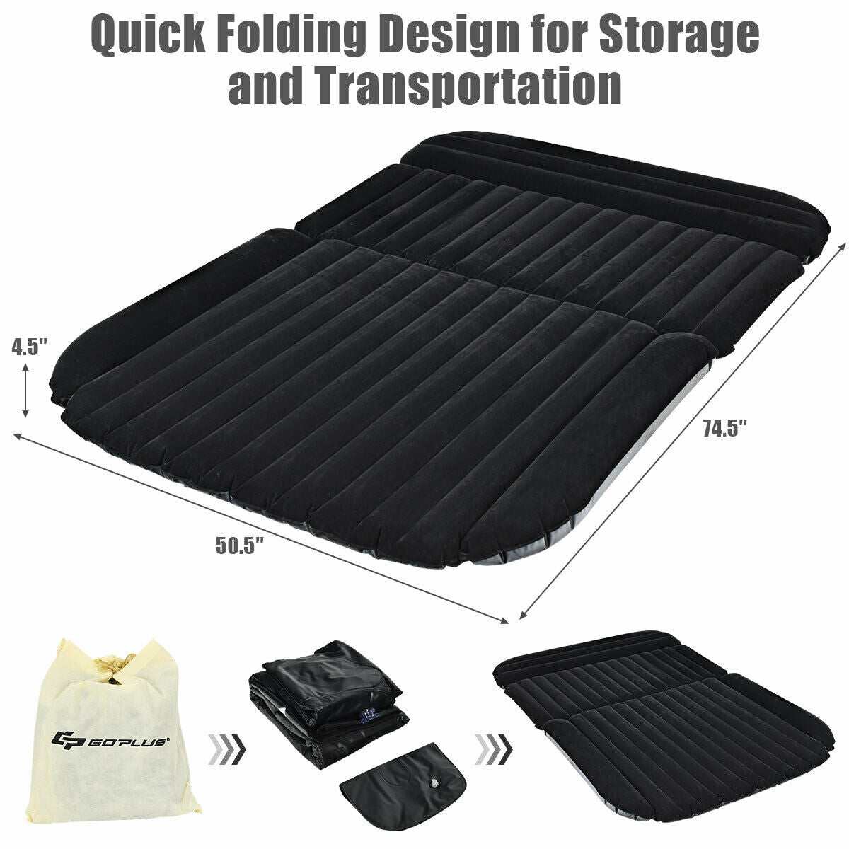 Inflatable SUV Air Backseat Mattress Travel Pad with Pump Outdoor Air Mattresses & Sleeping Bags at Gallery Canada