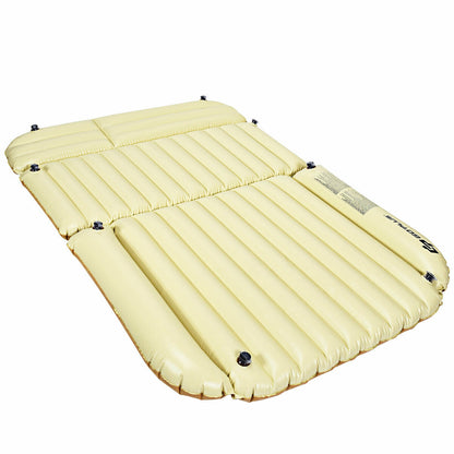 Inflatable SUV Air Backseat Mattress Travel Pad with Pump Camping and Pillow, Yellow Air Mattresses & Sleeping Bags at Gallery Canada