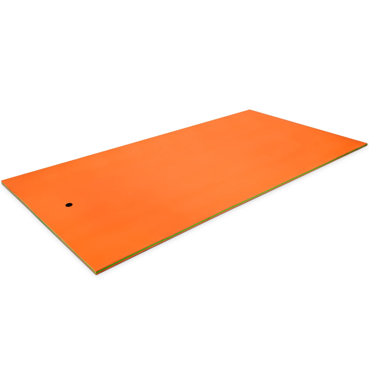 12 x 6 Feet 3 Layer Floating Water Pad, Orange Swimming at Gallery Canada