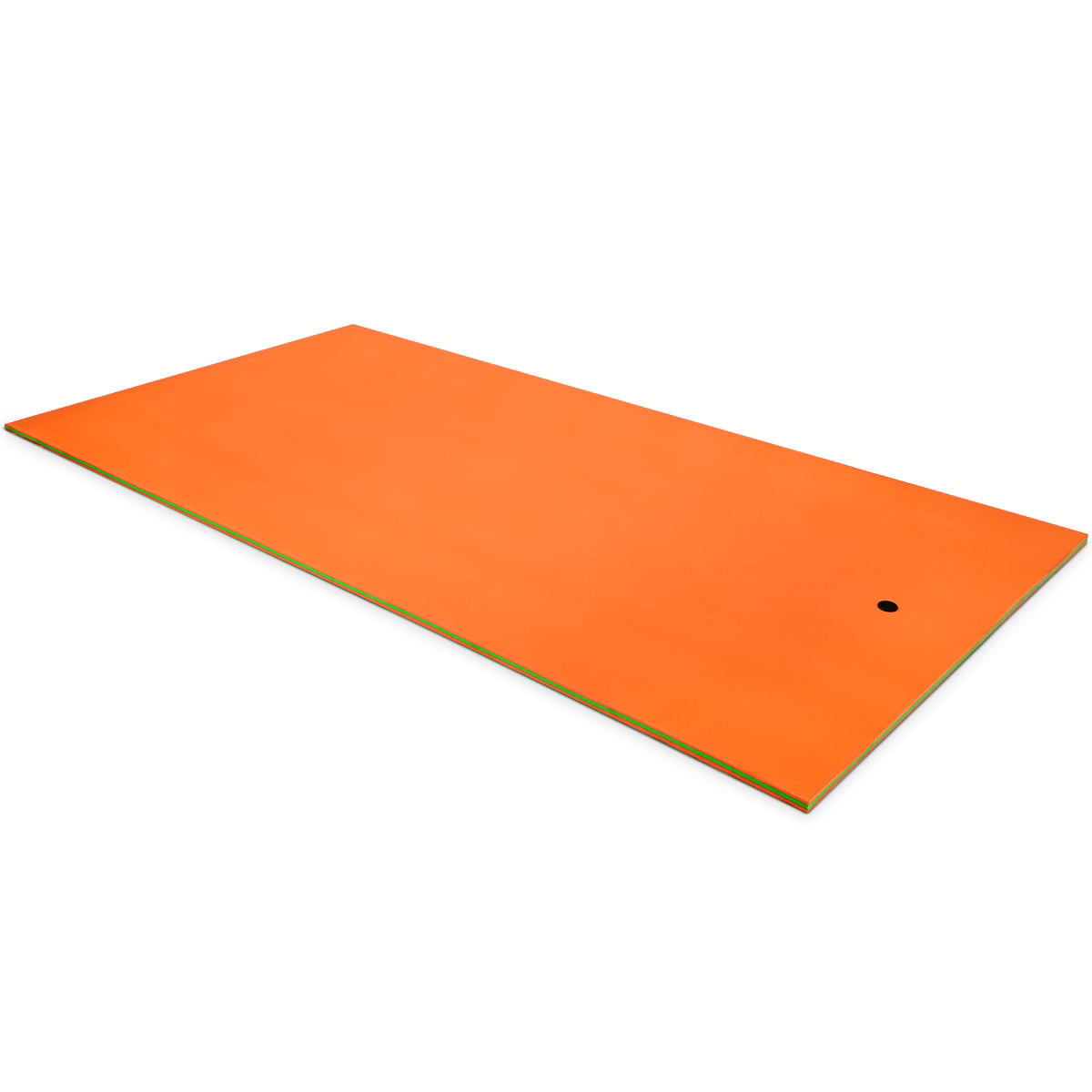 12 x 6 Feet 3 Layer Floating Water Pad, Orange Swimming at Gallery Canada