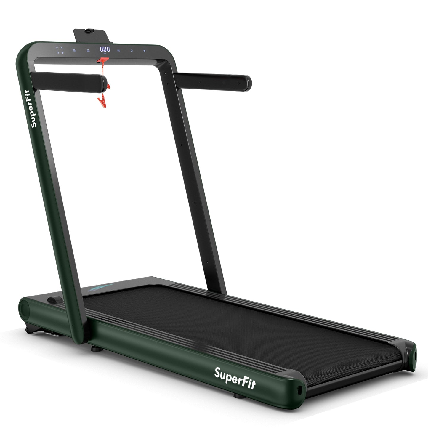 4.75HP 2 In 1 Folding Treadmill, Remote APP Control, Green Treadmills at Gallery Canada