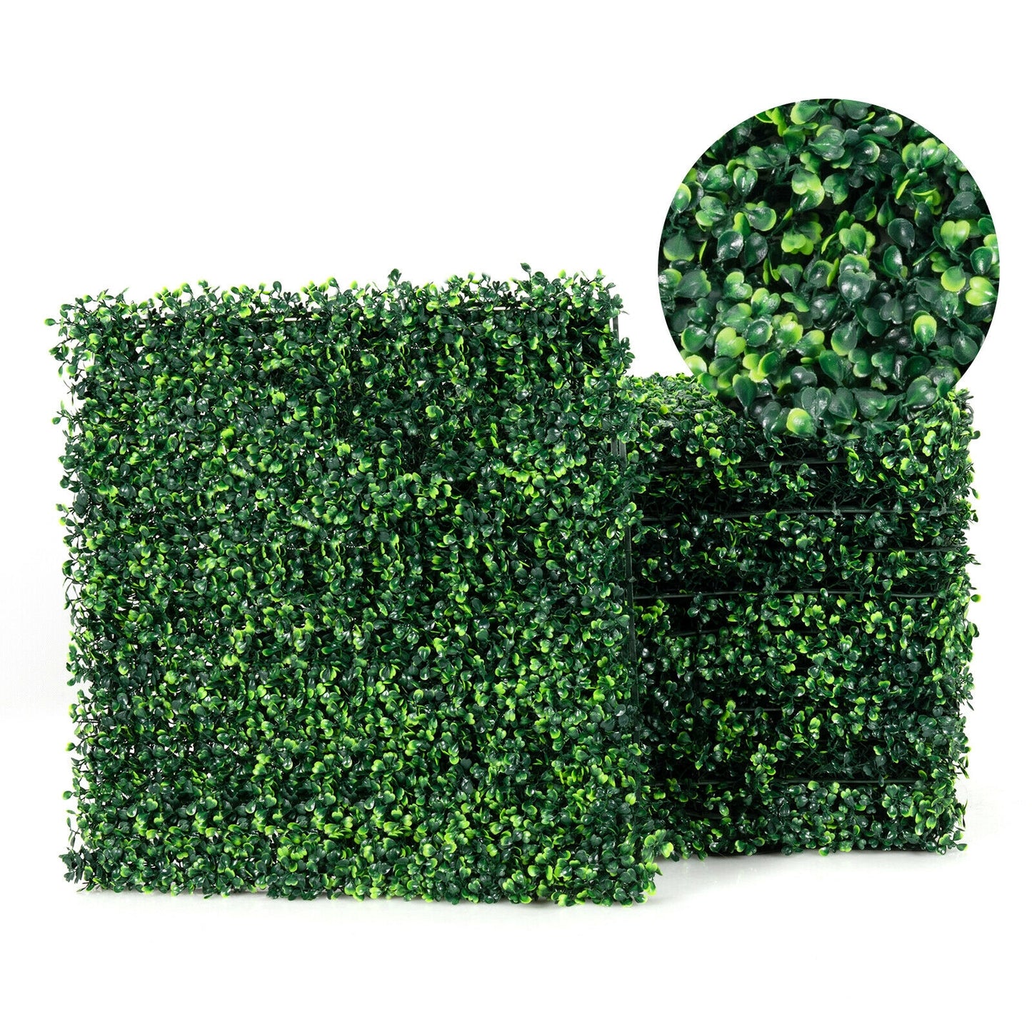 12 Pieces Artificial Boxwood Panels for Wedding Decor Fence Backdrop, Green Decorative Fencing & Flooring at Gallery Canada