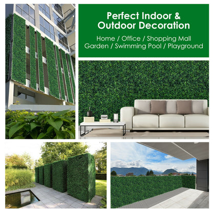 12 Pieces Artificial Boxwood Panels for Wedding Decor Fence Backdrop, Green Decorative Fencing & Flooring at Gallery Canada