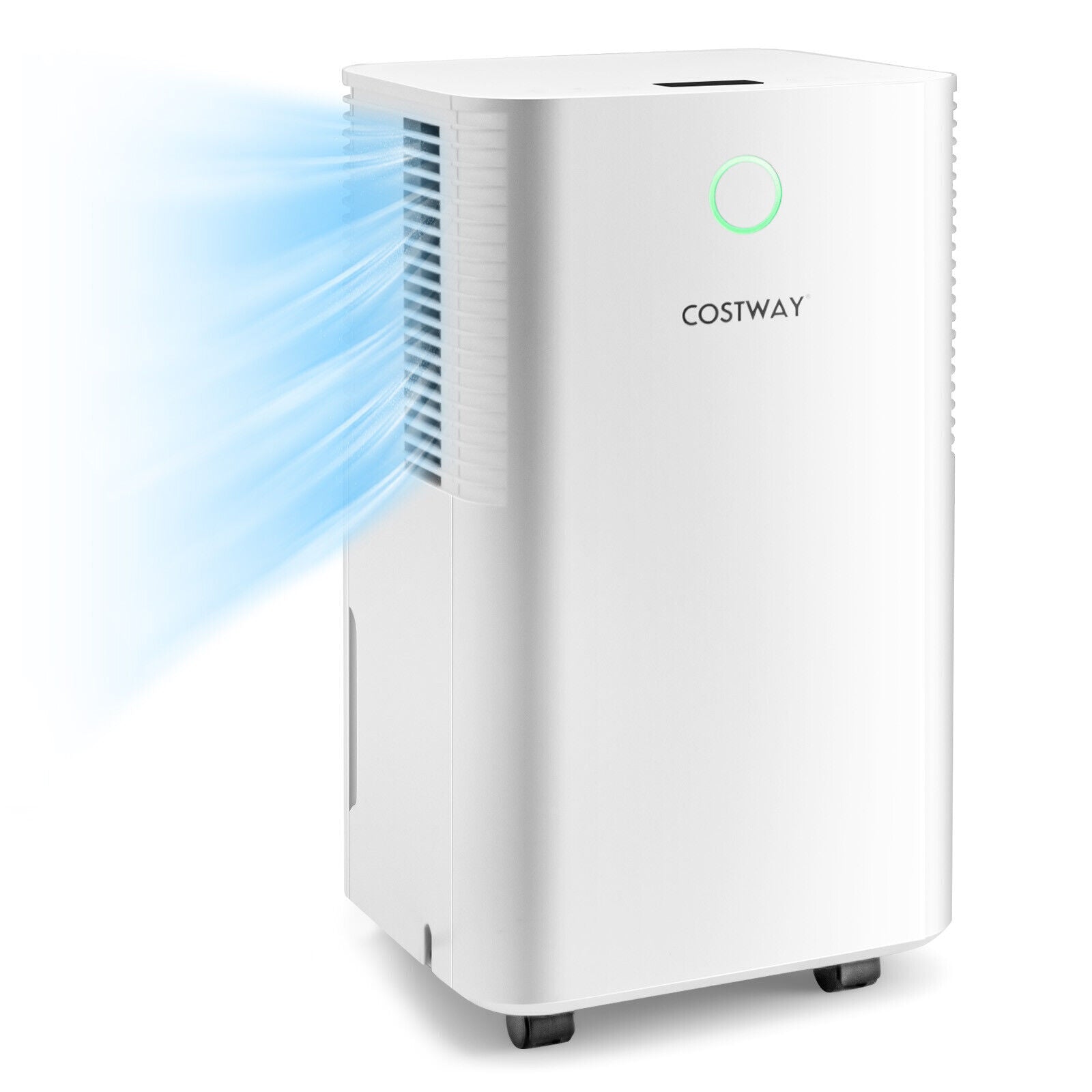 1750 Sq. Ft 32 Pints Dehumidifier with Auto Defrost and 24H Timer Drain Hose, White Dehumidifiers at Gallery Canada