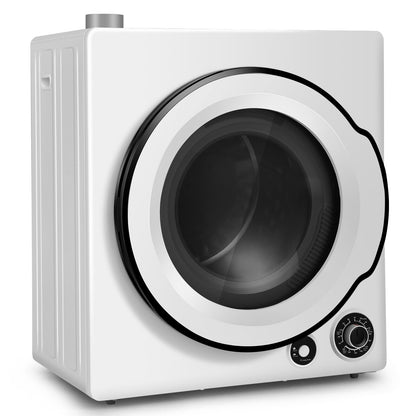 Compact Electric Tumble Laundry Dryer, Stainless Steel Tub, White Dryers at Gallery Canada